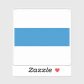 Sticker Drapeau du canton de Zoug, Suisse (Feuille)