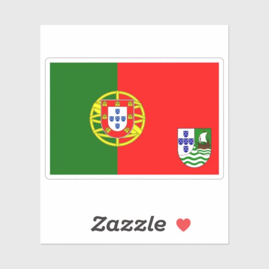 Sticker Drapeau du Cap-Vert (proposition de Cabo Verde, 19 (Feuille)