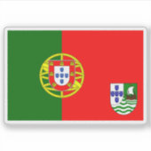 Sticker Drapeau du Cap-Vert (proposition de Cabo Verde, 19 (Devant)