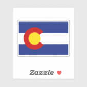 Sticker Drapeau du Colorado (Feuille)