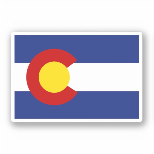 Sticker Drapeau du Colorado (Devant)