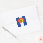 Sticker drapeau du Colorado (Enveloppe)