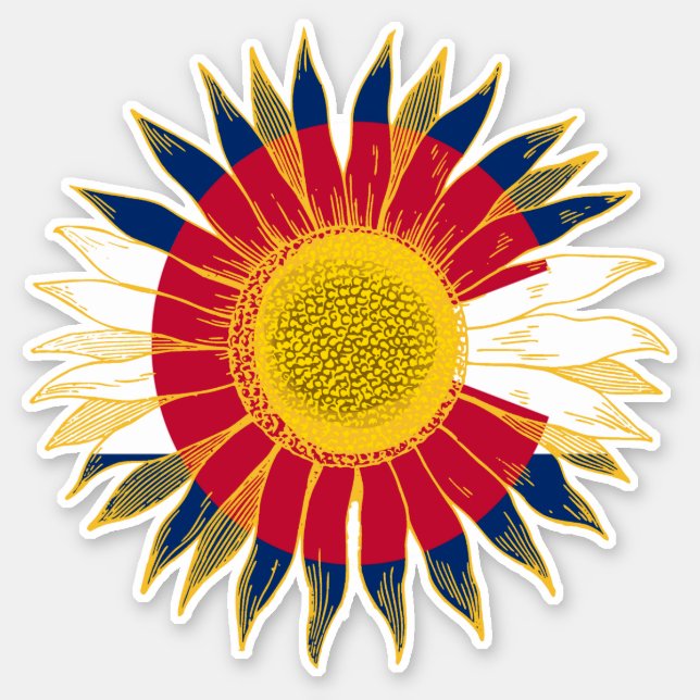 Sticker Drapeau du Colorado (Devant)