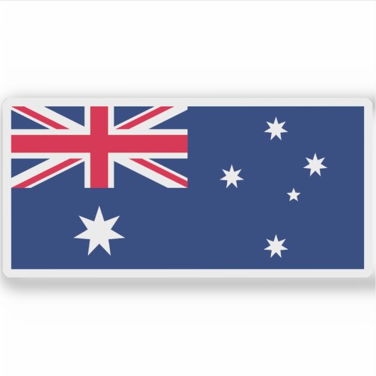 Sticker Drapeau du Commonwealth d'Australie (depuis 1908) (Devant)