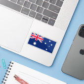 Sticker Drapeau du Commonwealth d'Australie (depuis 1908) (Ordinateur portable avec iPhone)