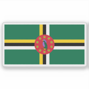 Sticker Drapeau du Commonwealth de Dominique (1988-1990)