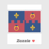 Sticker Drapeau du comté de Montgomery, Maryland (Feuille)