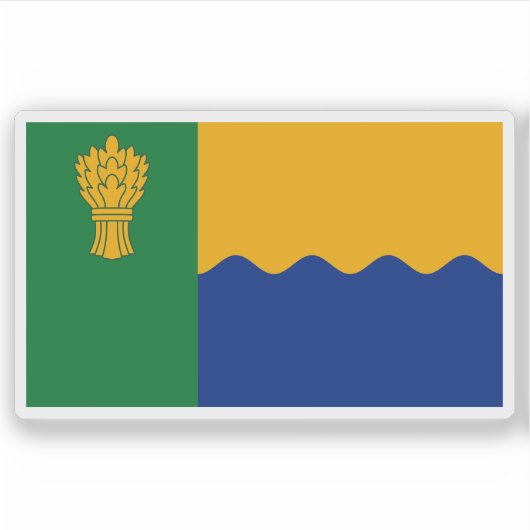 Sticker Drapeau du comté de Moray (Morayshire), Écosse (Devant)