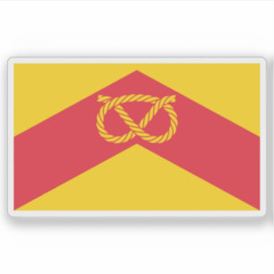 Sticker Drapeau du comté de Staffordshire, Angleterre