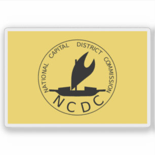 Sticker Drapeau du district de la capitale nationale, Papo