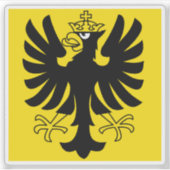 Sticker Drapeau du district d'Oberhasli, Suisse (Devant)