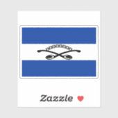 Sticker Drapeau du Gazankulu / peuple Tsonga, Afrique du S (Feuille)