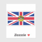 Sticker Drapeau du gouverneur de la Gambie (1901-1965) (Feuille)