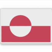 Sticker Drapeau du Groenland (Devant)