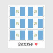 Sticker Drapeau du Guatemala (Feuille)