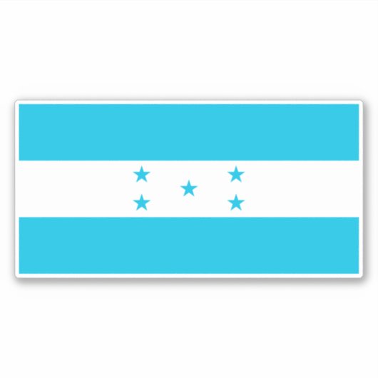Sticker Drapeau du Honduras (Devant)