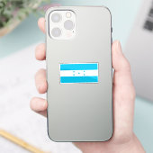 Sticker Drapeau du Honduras découpé sur mesure (Téléphone)
