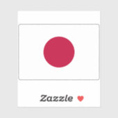 Sticker Drapeau du Japon (Feuille)
