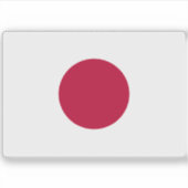 Sticker Drapeau du Japon (Devant)