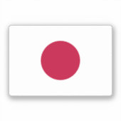 Sticker Drapeau du Japon (Recto)