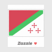 Sticker Drapeau du Katanga, Afrique (Feuille)