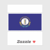 Sticker Drapeau du Kentucky (Feuille)