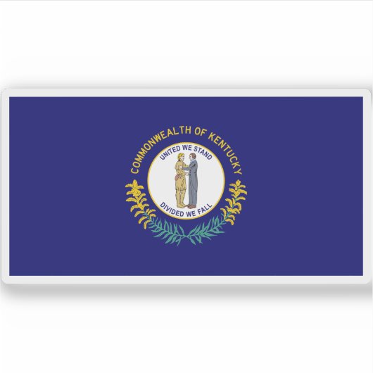Sticker Drapeau du Kentucky (Devant)