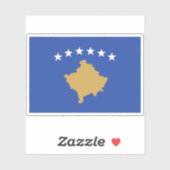 Sticker Drapeau du Kosovo (Feuille)