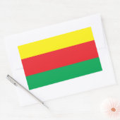 Sticker Drapeau du Kurdistan de Rojava (Enveloppe)