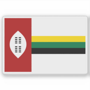 Sticker Drapeau du KwaZulu (1977-1985), Rép. d'Afrique du