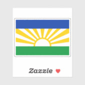 Sticker Drapeau du Lebowa, République d'Afrique du Sud (Feuille)