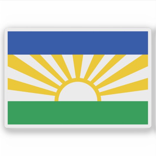 Sticker Drapeau du Lebowa, République d'Afrique du Sud (Devant)