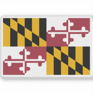Sticker Drapeau du Maryland