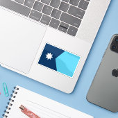 Sticker Drapeau du Minnesota (Ordinateur portable avec iPhone)