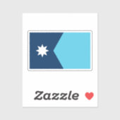 Sticker Drapeau du Minnesota (Feuille)