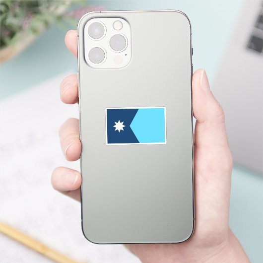 Sticker Drapeau du Minnesota (Téléphone)