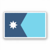 Sticker Drapeau du Minnesota (Recto)