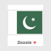 Sticker Drapeau du Pakistan (Feuille)