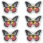 Sticker Drapeau du papillon monarque aborigène (Devant)