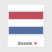 Sticker Drapeau du Pays-Bas (Feuille)