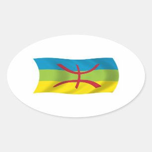 Sticker Drapeau Du Peuple Berbère