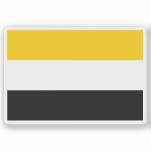 Sticker Drapeau du peuple Garifuna, Amérique centrale (Devant)