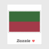 Sticker Drapeau du peuple zapotèque, Mexique (Feuille)