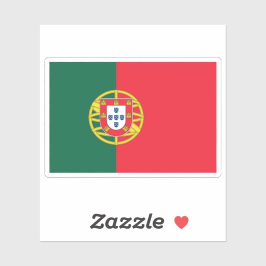Sticker Drapeau du Portugal (Feuille)