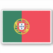 Sticker Drapeau du Portugal (Devant)