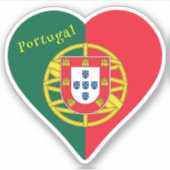 Sticker Drapeau du Portugal (Devant)