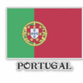 Sticker Drapeau du Portugal (Devant)