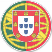 Sticker Drapeau du Portugal (Devant)