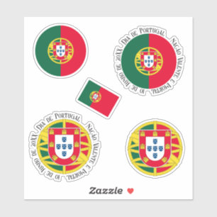 Sticker Drapeau du Portugal pour jour férié au Portugal