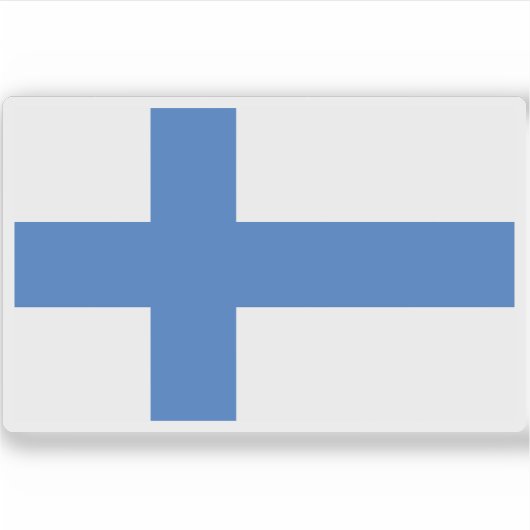 Sticker Drapeau du Royaume de Finlande (1918) (Devant)